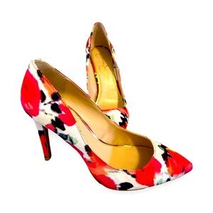 Jessica Simpson Purla Pump - Floral Fabric, Size 8.5
